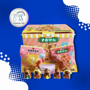 CAJA DE SORPRESA DE LLAVERO CAPIBARA