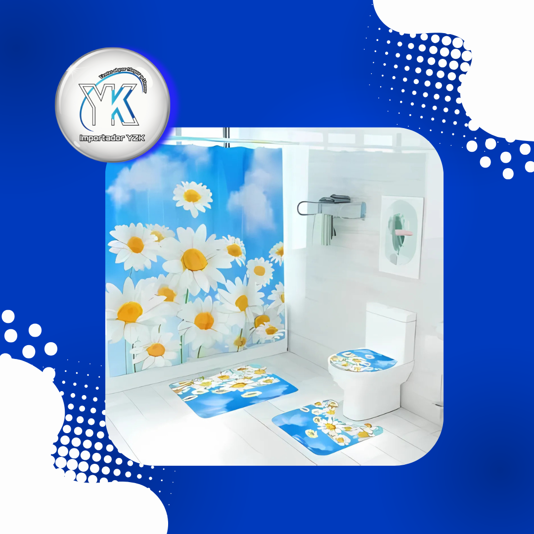 JUEGO DE CORTINA DE DUCHA