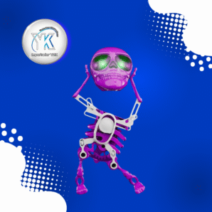FIGURA DE ROBOT SHAPESHIFT CON ESQUELETO DE BAILE