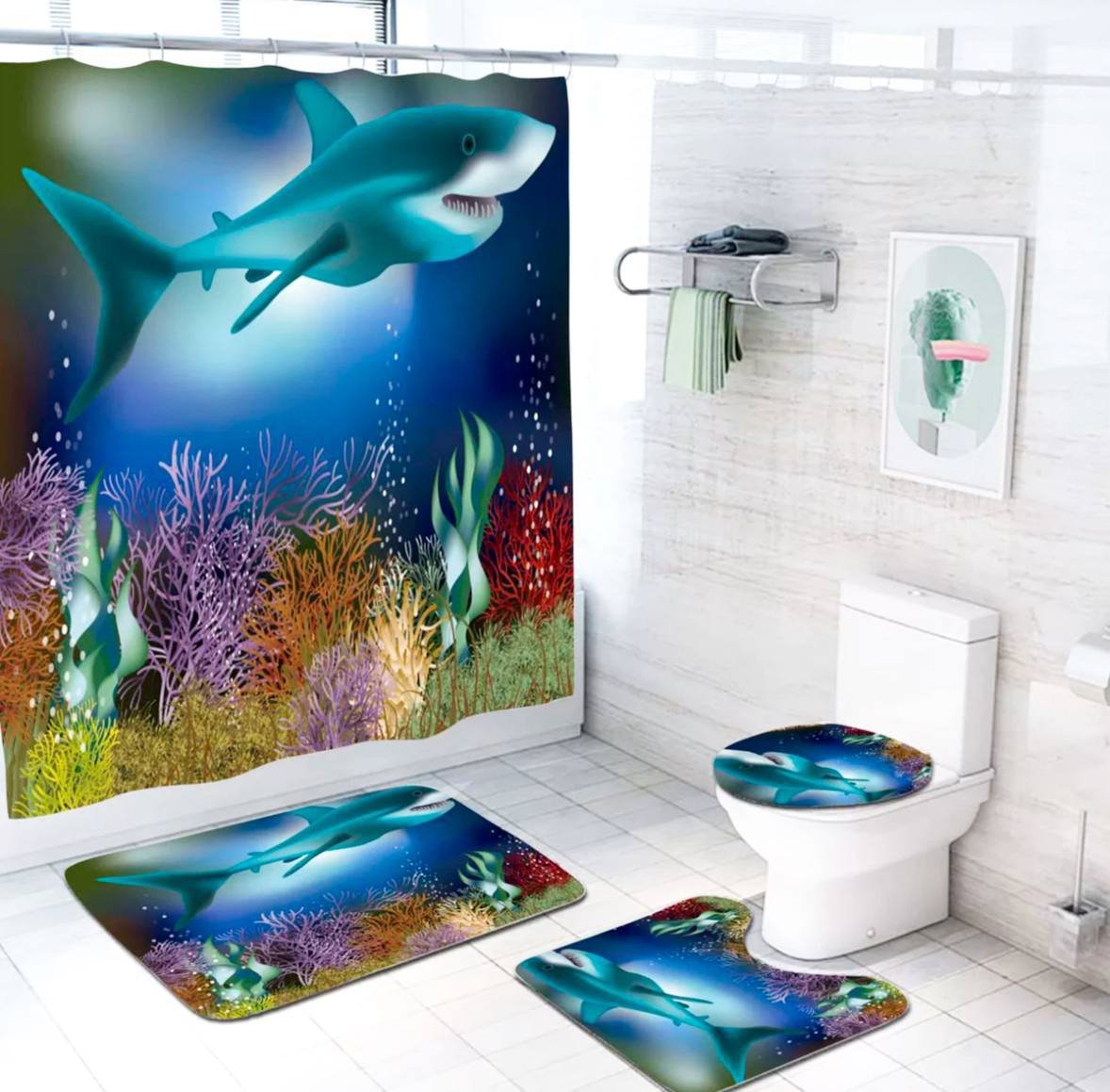 JUEGO DE CORTINA DE DUCHA - Imagen 2