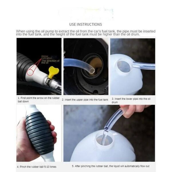 BOMBA UNIVERSAL DE ACEITE PARA AUTO - Imagen 2