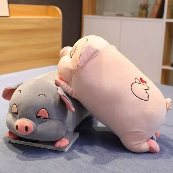 PELUCHE 2 EN 1 CON MANTA EN FORMA DE CERDITO - Imagen 3