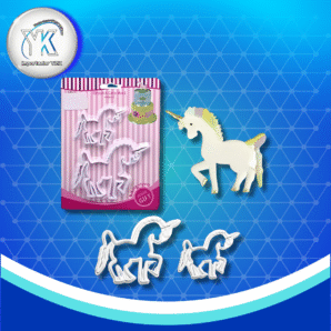 MOLDE CON FORMA DE UNICORNIO