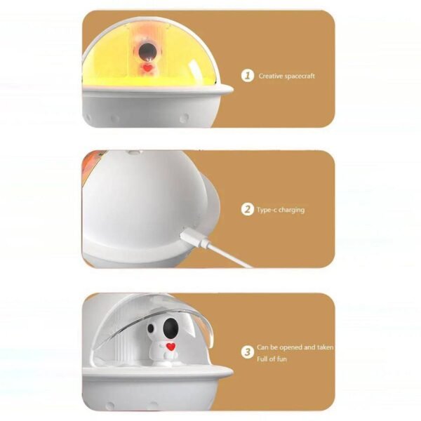 HUMIDIFICADOR EN FORMA DE NAVE ESPACIAL - Imagen 3
