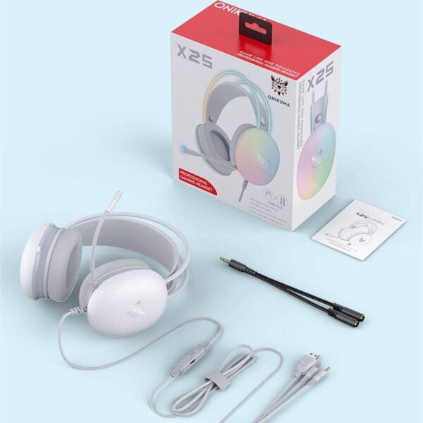 AURICULARES X25 CON CABLE Y MICROFONO - Imagen 4