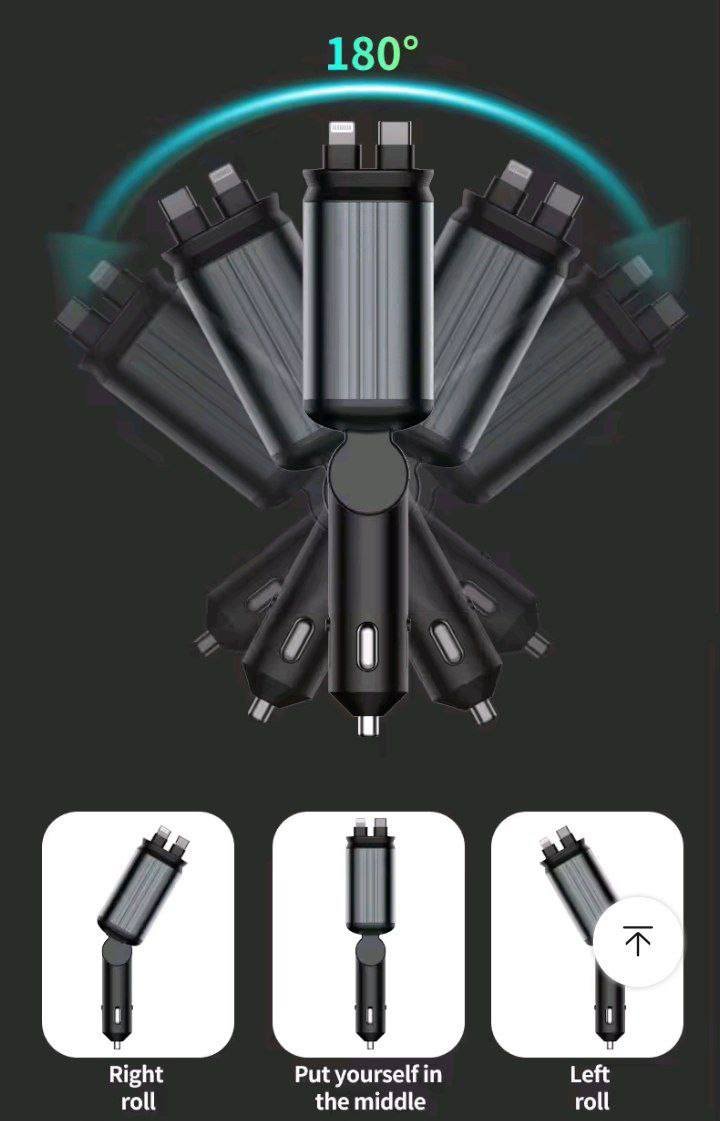 CARGADOR DE COCHE 4 EN 1 - Imagen 3