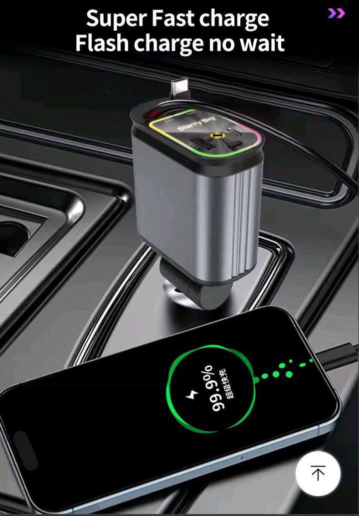 CARGADOR DE COCHE 4 EN 1 - Imagen 2