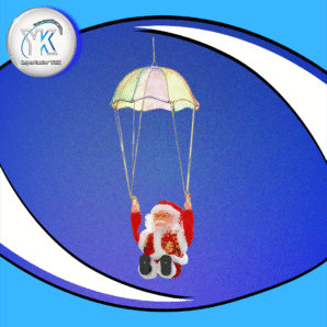 PAPA NOEL EN PARACAIDAS