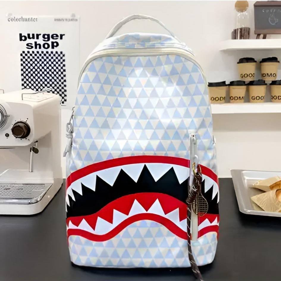 MOCHILA CON DISEÑO DE TIBURON - Imagen 2